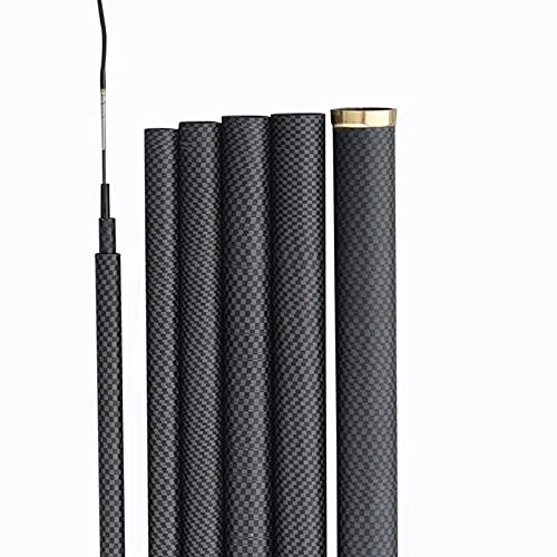 CañAs De Pescar Rio Cañas de Pescar telescópicas de Fibra de Carbono Poste de Mano 2. 7M3.6M3.9M4.5M6.3M7.2M8M9M10M Corriente de Carpa de Agua Dulce Canna Da Pesca Fissa