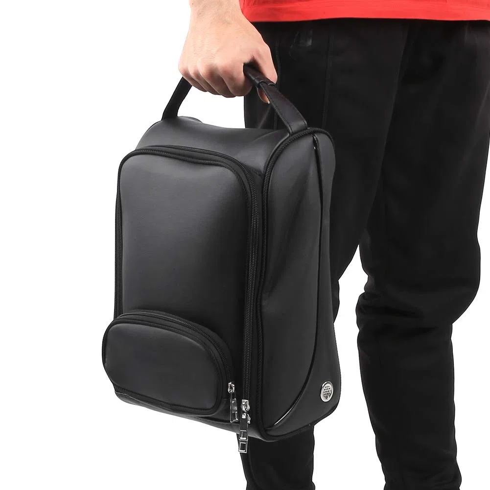 Bolsa de Viaje para Zapatos de Golf, con Cremallera y ventilación, para Mujeres y Hombres, Acolchada, portátil