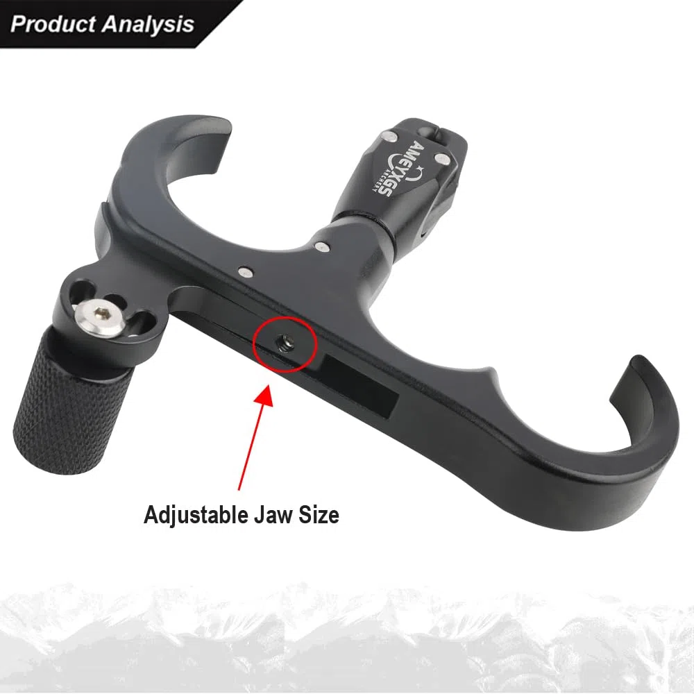 SHARROW Disparadores de Tiro con Arco Thumb Release Aids Arco Compuesto 3 Dedos Automático Ayuda de liberación