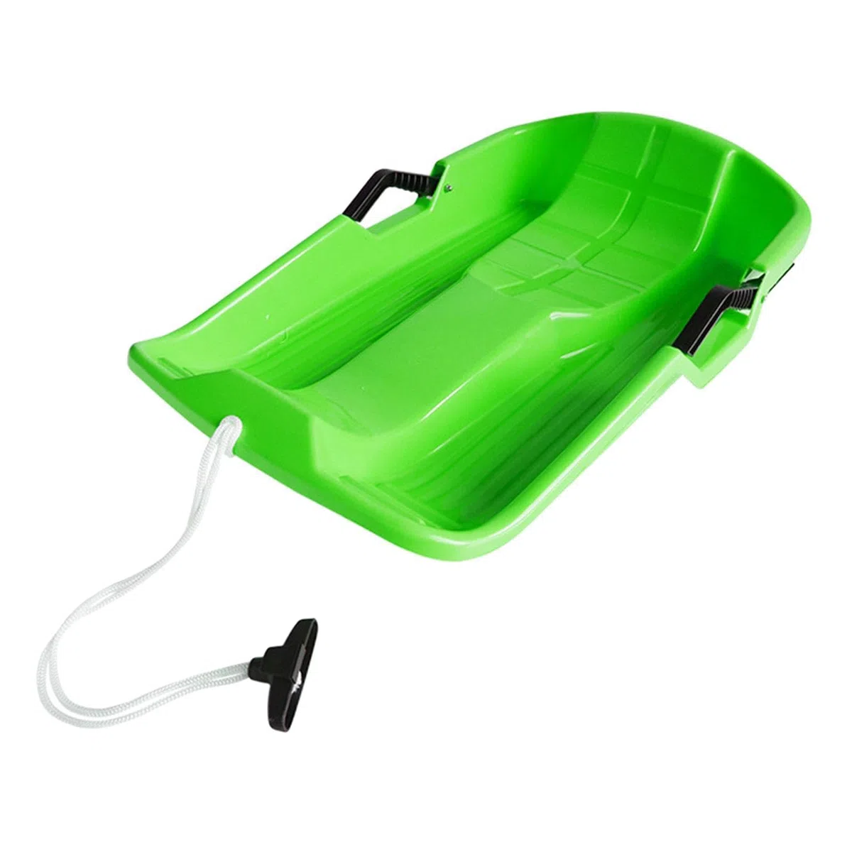 Trineo de Nieve de Polietileno Premium con Asas Cuerda para Esquiar y Patinar. Ideal para familias.