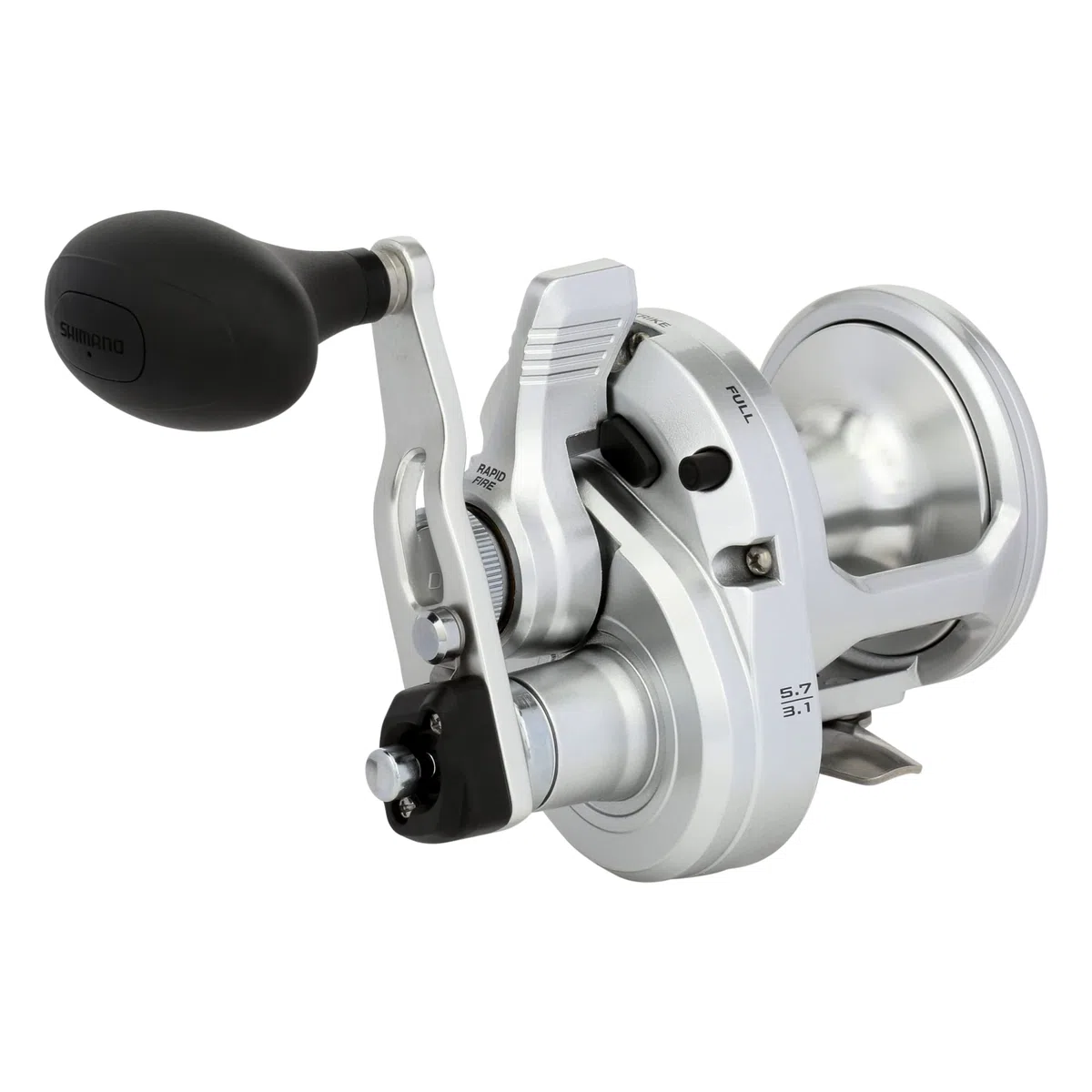 Shimano SpeedMaster - Carrete de Pesca de Agua Salada con Palanca de 2 velocidades, recuperación de Mano Derecha