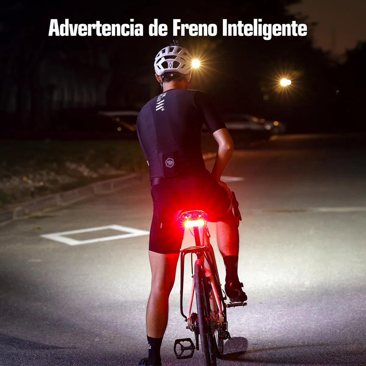 Gaciron W12BR luz Bicicleta Trasera 200 lúmenes,luz Trasera Bicicleta con Sensor de Freno,5 Modos de Brillo,luz Trasera Bicicleta Potente led,Resistente al Agua IPX6,Luz Bicicleta Inteligente