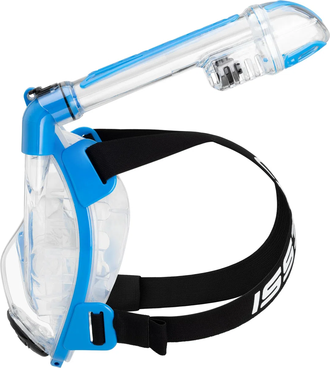 CRESSI Desde 1946 - Duke Action Full Face Mask - Máscara Integral CO2 Safe, Amplio Visión y Tratamiento Antiniebla, Tubo Dry y Soporte para Action CAM - Unisex