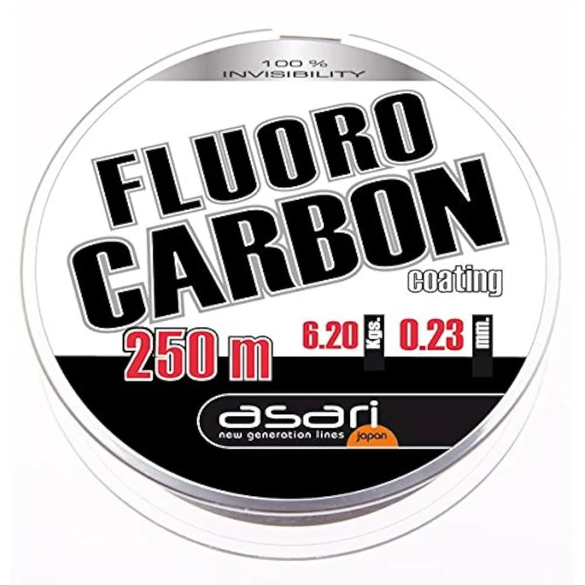 B/250m Asari FLOUROCARBON COATING 0.50mm