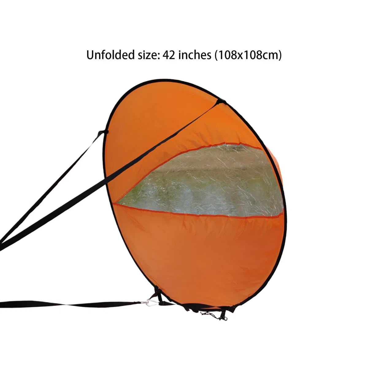Vela de Tabla de remo, Vela de Viento para Kayak - Velas de Kayak con ventana Transparente, Accesorios de Kayak,Paleta portátil de Viento Kayak de Tabla de paleta para el Yate de Barco