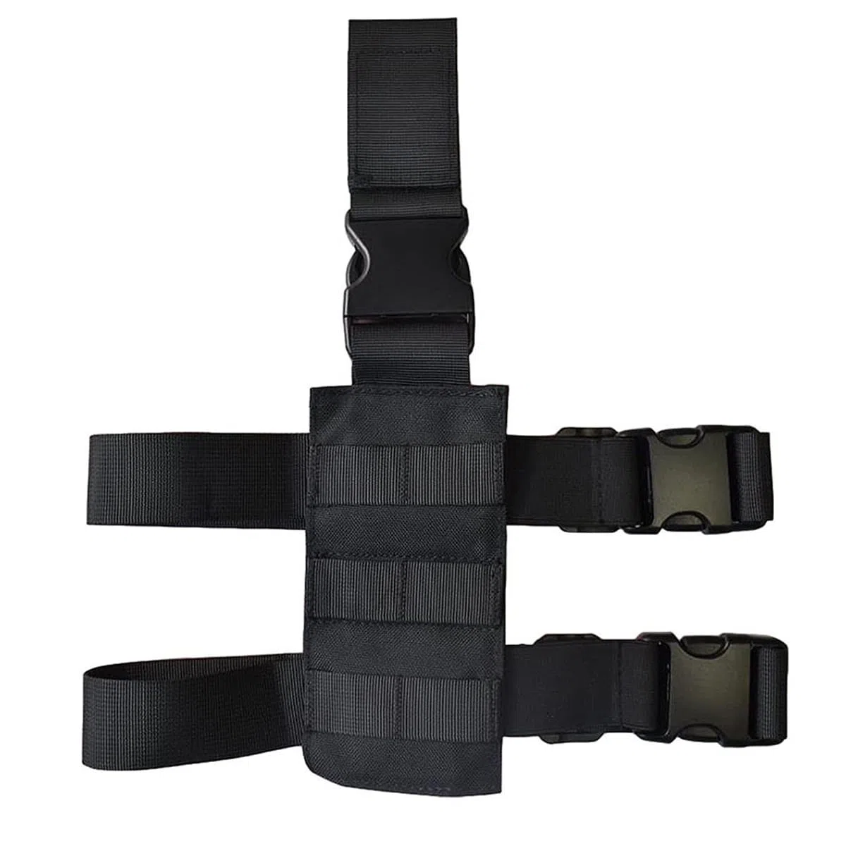 Correa táctica para Pierna, Correa de Nailon para Muslo, Trabillas para piernas, Bolsa táctica para Pierna para Muslo, Colgador Militar con Hebilla Lateral de liberación rápida