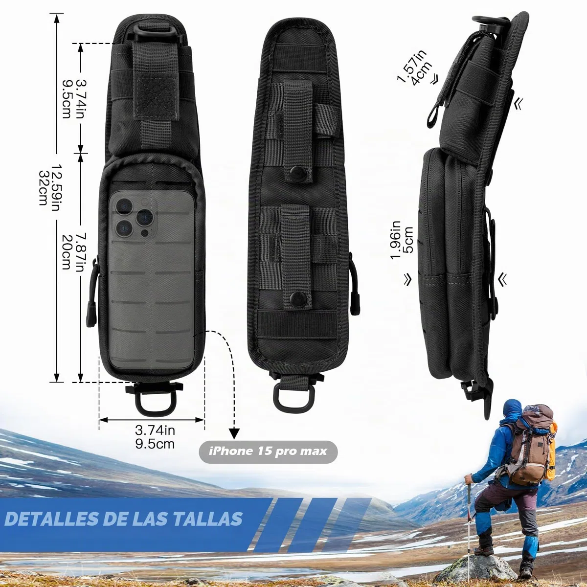 Jueachy Bolsa táctica para accesorios Molle