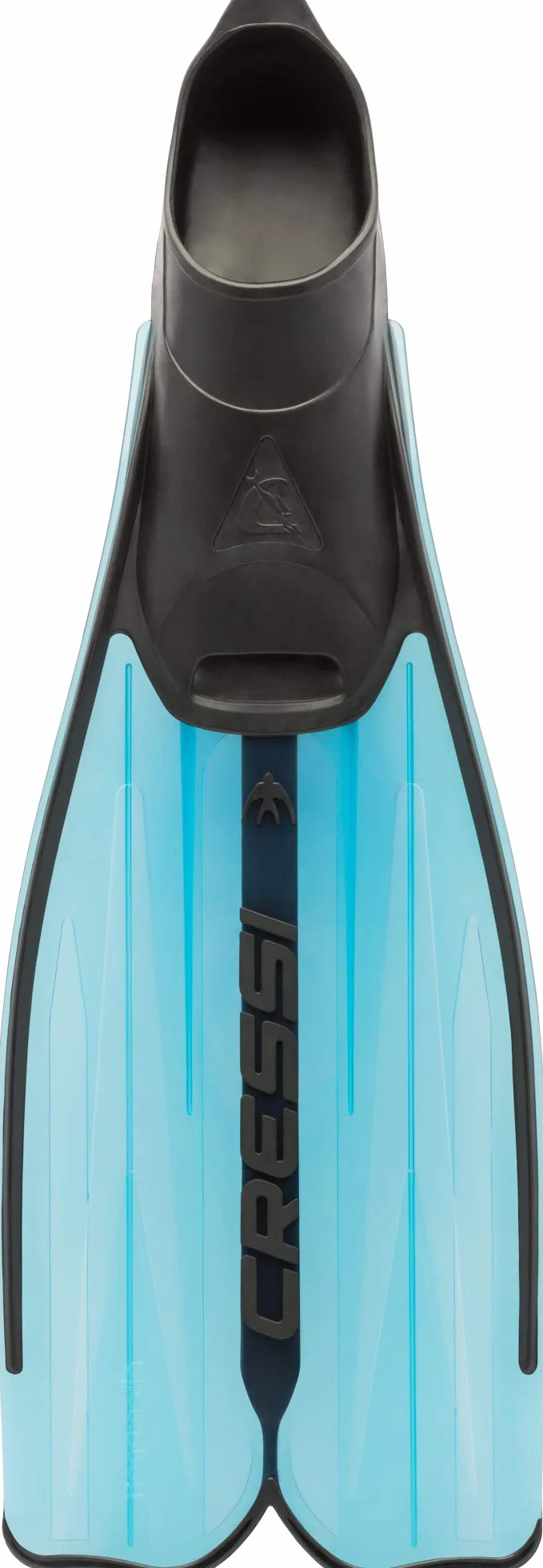 CRESSI Rondinella Bag Set Aquamarine - Conjunto de Snorkeling Unisex Compuesto por Aletas Rondinella+Máscara Onda y Tubo Gringo, Aguamarina