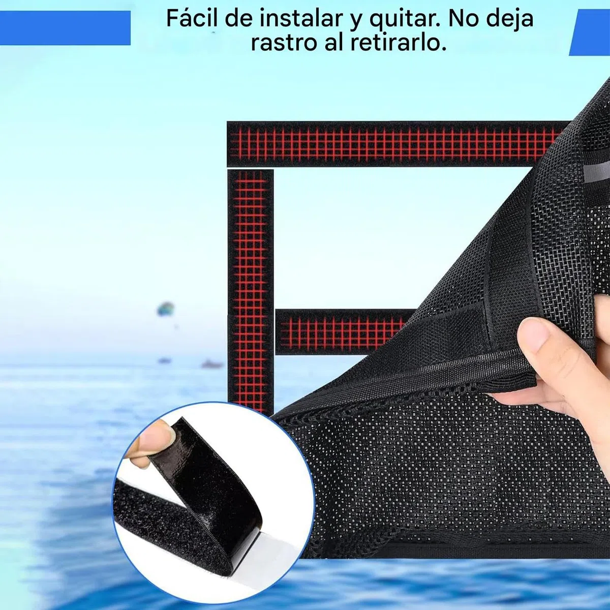 Genérico Bolsa Organizadora para Barcos | Bolsa De Red Suspendida Reflectante para Barcos | Organizador para Barcos Sin Taladrar Accesorio para Herramientas, Llaves, Linternas, Chalecos Salvavidas y