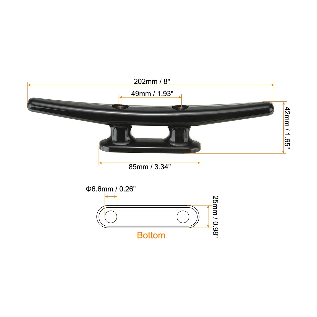 PATIKIL Tacos de nailon para barco, kayak, cuerda pequeña, para decoración de barcos, canoas, kayaks