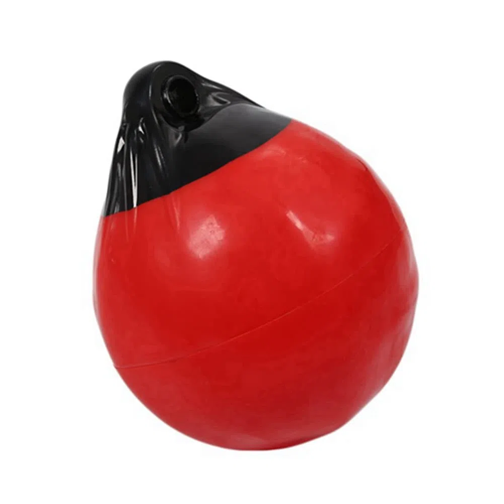 Bola de Defensa de de PVC de Alta Resistencia de Redonda Bola de Parachoques de Muelle Protección Inflable de Amarre Marina Roja