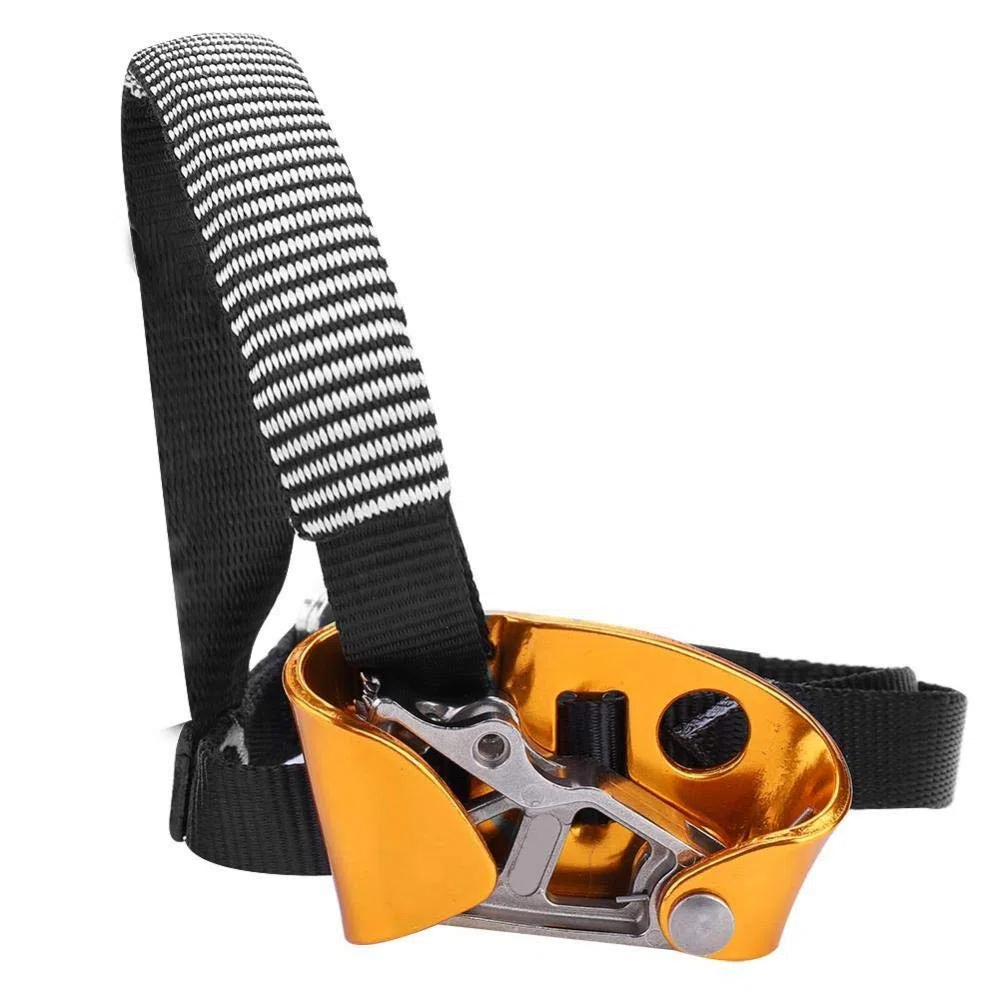 Ascender de Pie, Derecha/Izquierda Ascendente de Pie Equipo de Montañismo de Escalada en Roca Ascenso de Pie reemplazo para Escalada en Roca Protector de Accesorios(Pierna Derecha)
