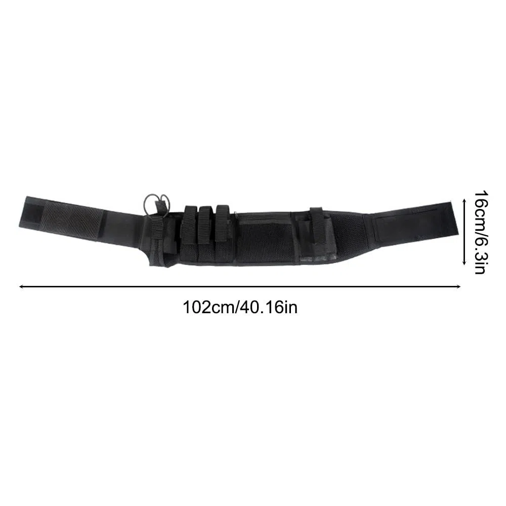 Funda de Banda Abdominal, Funda Ajustable para cinturón de Pistola, Funda de Pistola de ocultación Profunda con diseño Multibolsillos para Hombres y Mujeres
