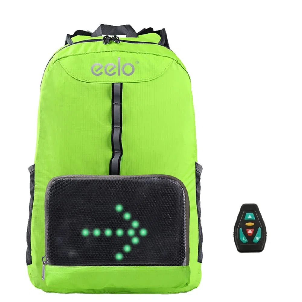 Mochila Eelo Cyglo para ciclismo con pantalla LED