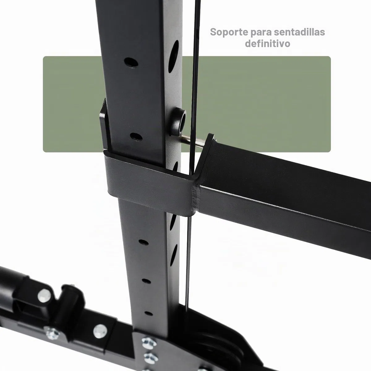 MAJOR FITNESS Drone1 Power Cage - Estante de potencia multifunción para gimnasio en casa, estante de sentadillas, sistema cruzado de cables, para entrenamiento de fuerza, construcción de acero