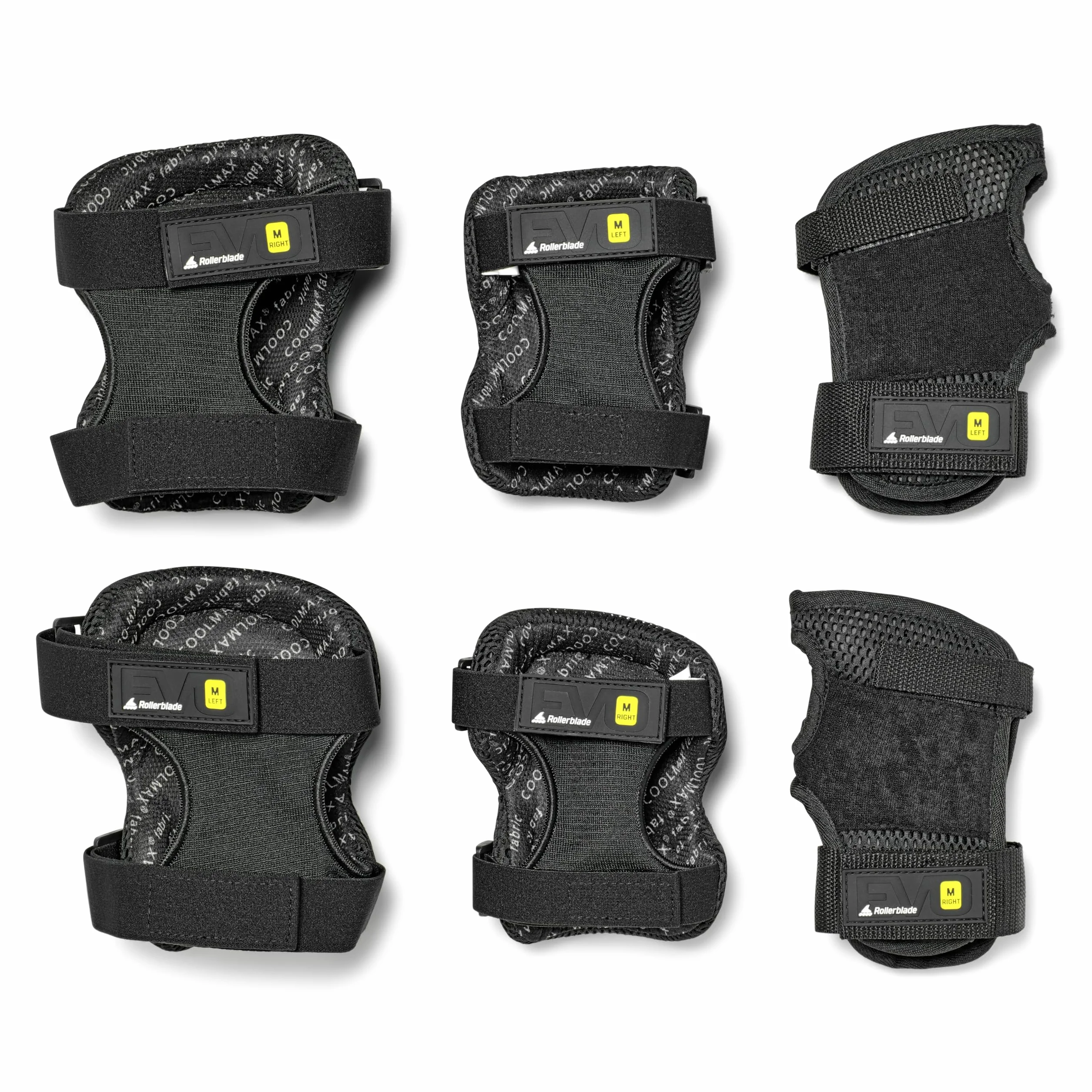 Rollerblade EVO Pro Gear 3 Pack Juego de Protectores, Unisex Adulto