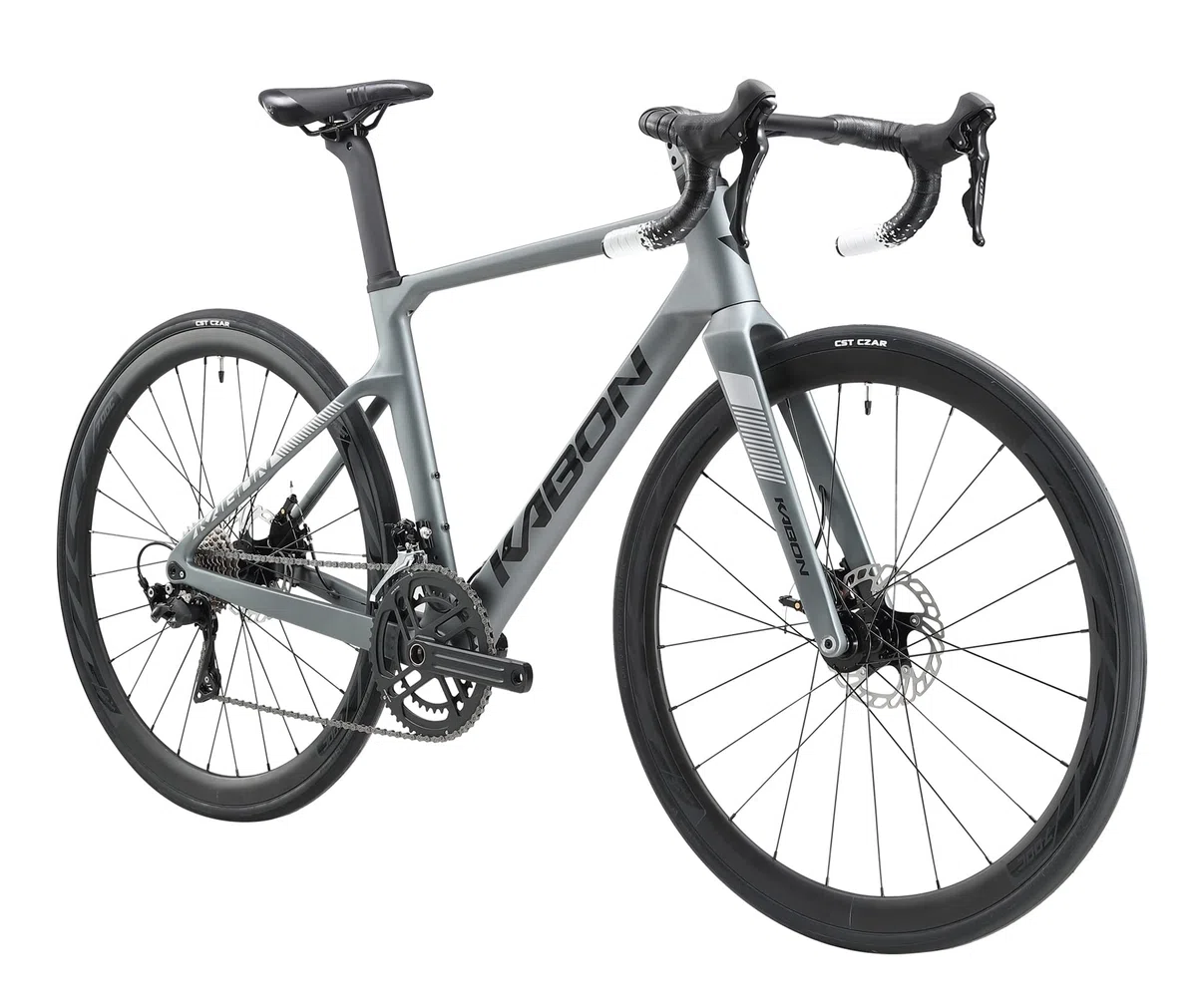 KABON Bicicleta de Carreras de Carbono Completo, Bicicletas de Carretera con Shimano R7000 Freno de Disco de 22S, 700C Carbono Juego de Ruedas Bicicletas para Hombre Mujer
