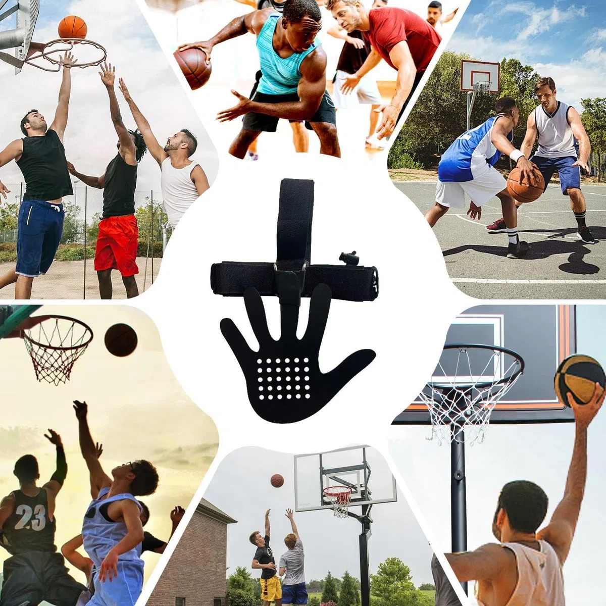 Máscara de Baloncesto, máscara Facial de Baloncesto, Protector Facial Deportivo, máscara defensiva de Baloncesto, máscara de Entrenamiento de Disparos Que bloquea los Ojos, Equipo de Entrenamiento de
