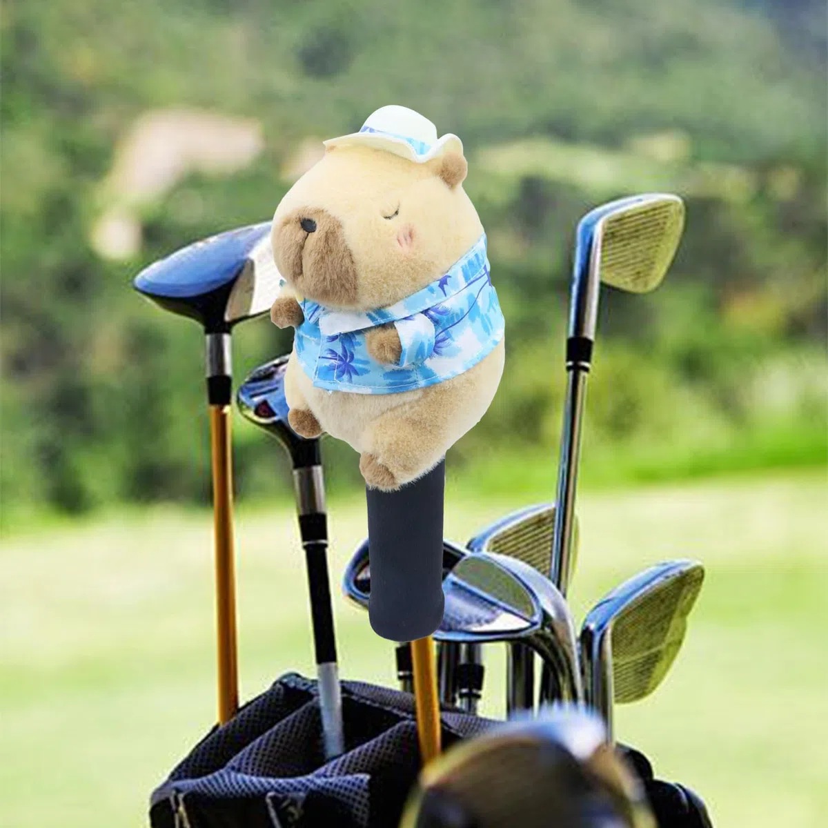 Fundas para Cabezas De Palos De Golf | Diseño De Peluche con Animales Protección,Fundas De Driver De Golf Numeradas 3 Y 5 | para Tees, Marcador De Bolas, Deportes De Equipo, Vacaciones,