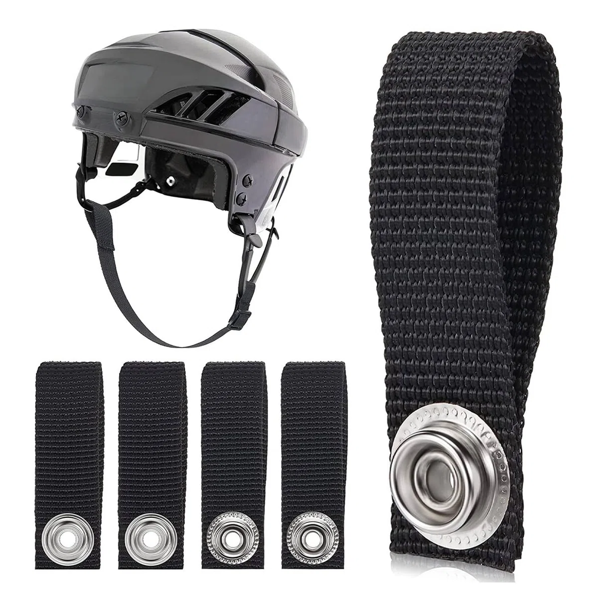 6 piezas de repuesto para casco de hockey, accesorios para casco de hockey y deportes con una sola pieza