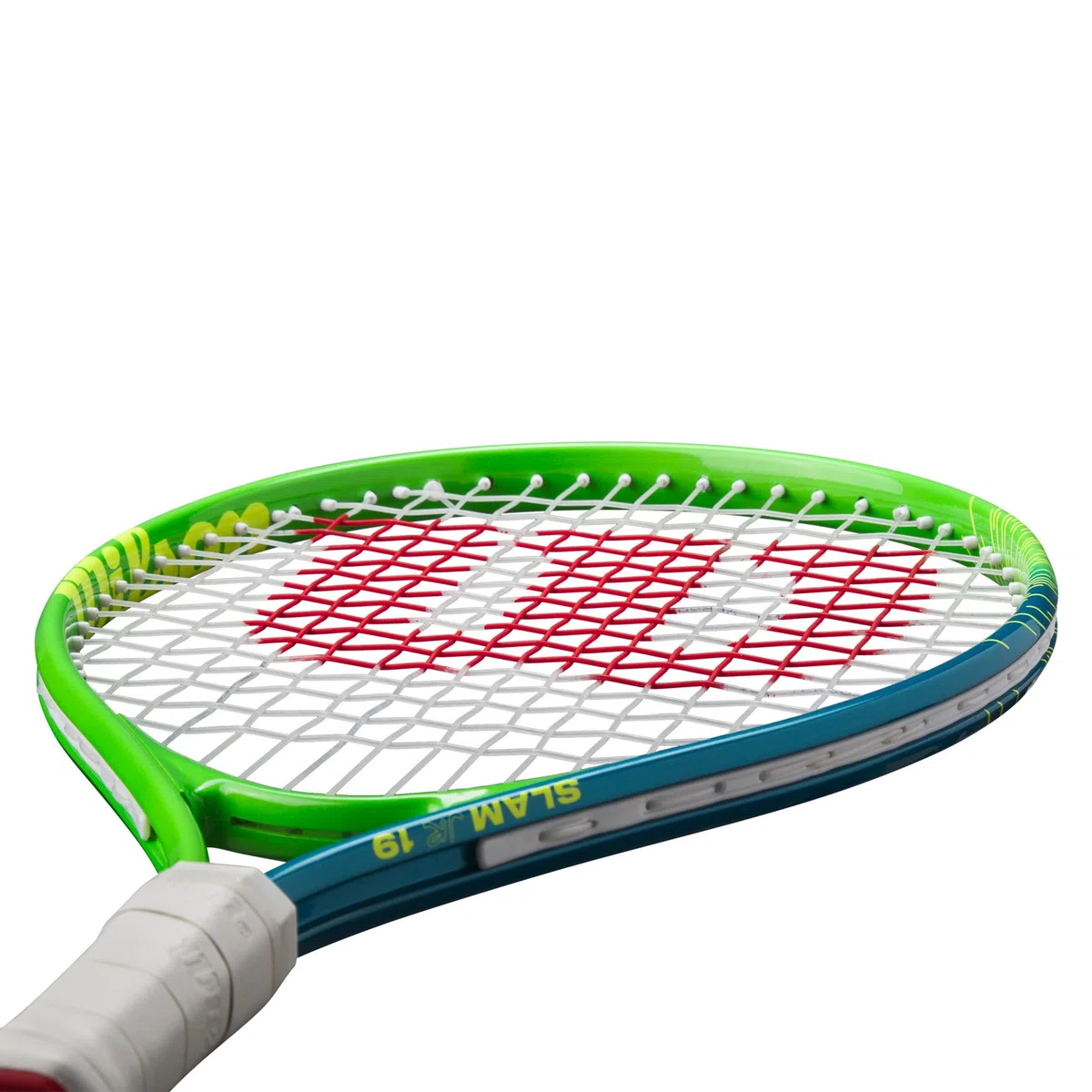 Wilson Slam Junior 19 Boys Tennis Racket Red/Yellow Strung 205g L