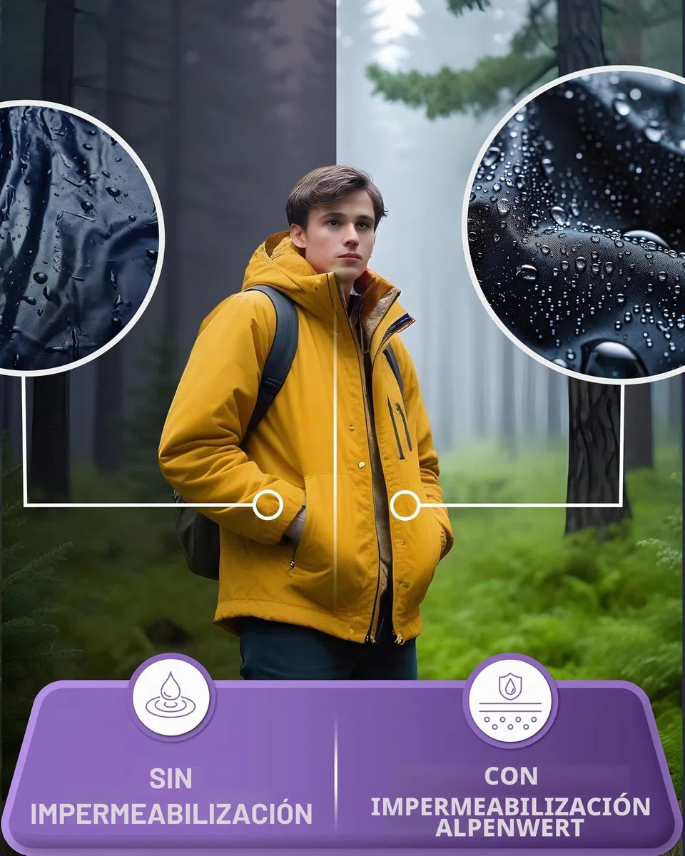 Alpenwert Detergente impermeabilizante para ropa exterior, funcional y de esquí, Gore-tex UVM