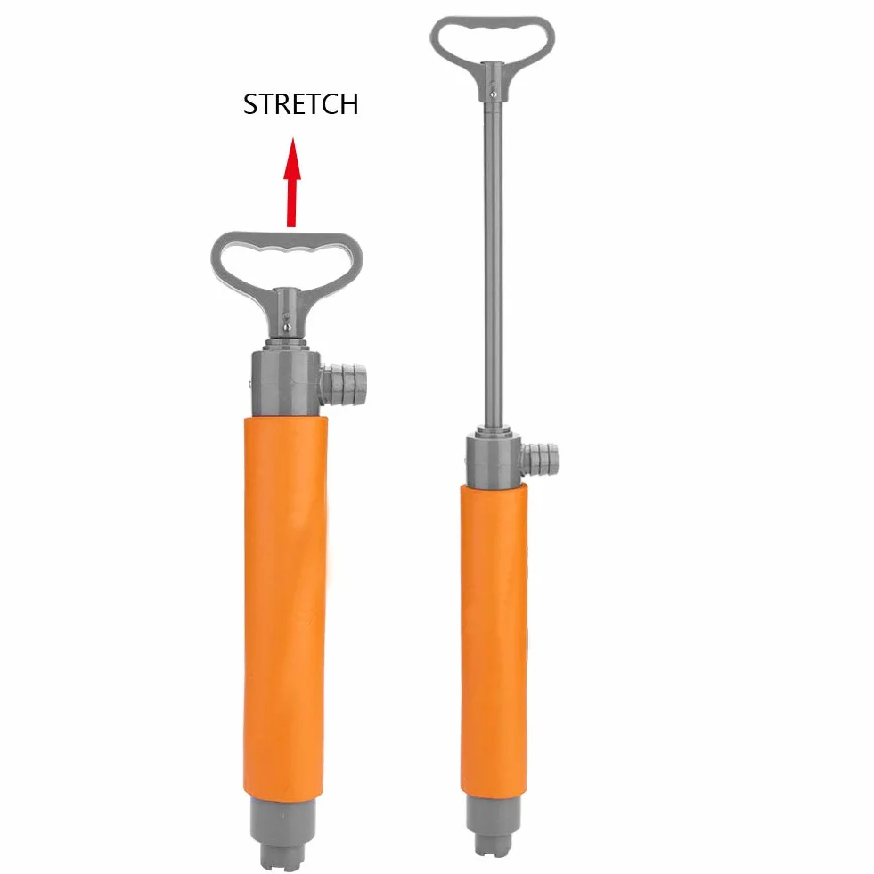 Bomba de sentina manual, bomba manual portátil para kayak, bomba de agua con sifón, de sentina de emergencia para kayaks, canoas, pequeños barcos de pesca