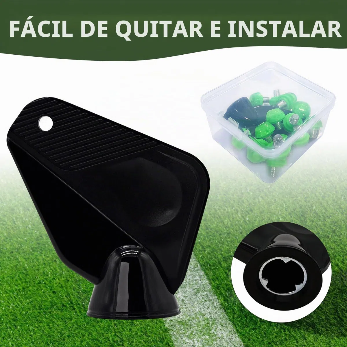Adidas - Tacos de repuesto para fútbol Adidas - Tacos de repuesto de TPU (poliuretano termoplástico), una llave, 6 mm/9 mm