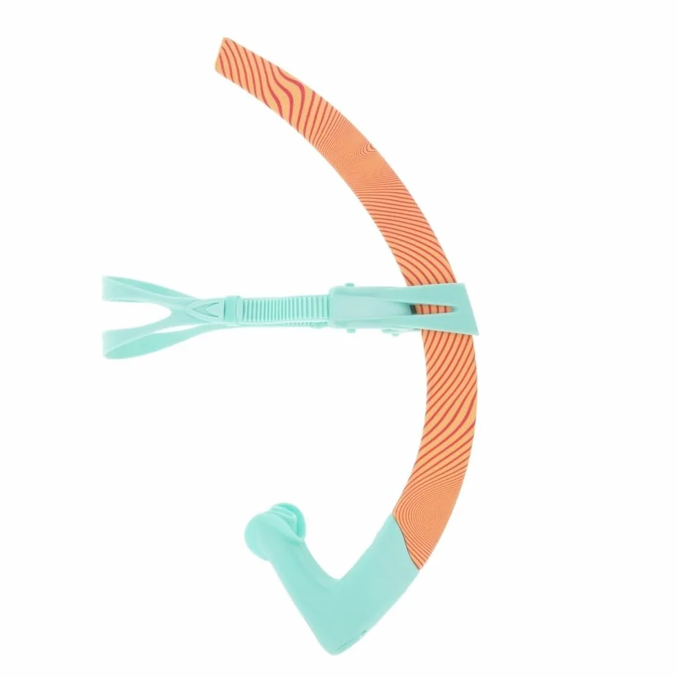 Aquasphere Focus Snorkel - Tuba d'entraînement Avec Support de tête Ajustable, évacuation d'eau, embout en Silicone pour un Confort et UNE stabilité maximale lors de la nage, Piscine & Natation