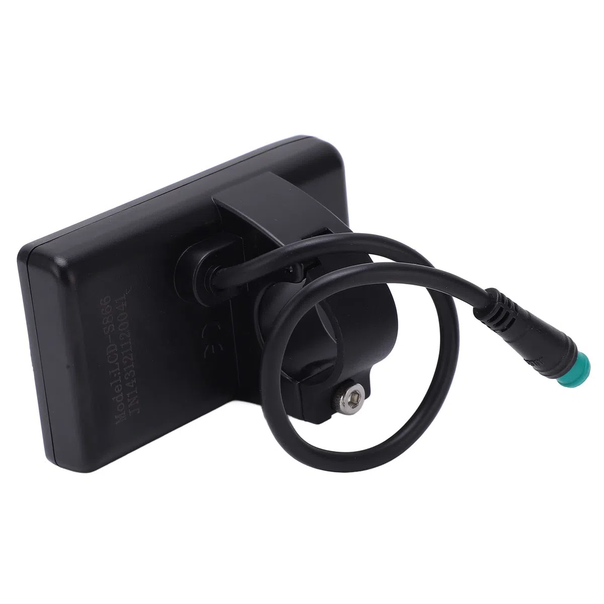 LCD Display Meter S866 Display Meter Control Panel with Waterproof Plug Electric Bike LCD Display Display 24V 36V (Default) 48V (Adjustable)