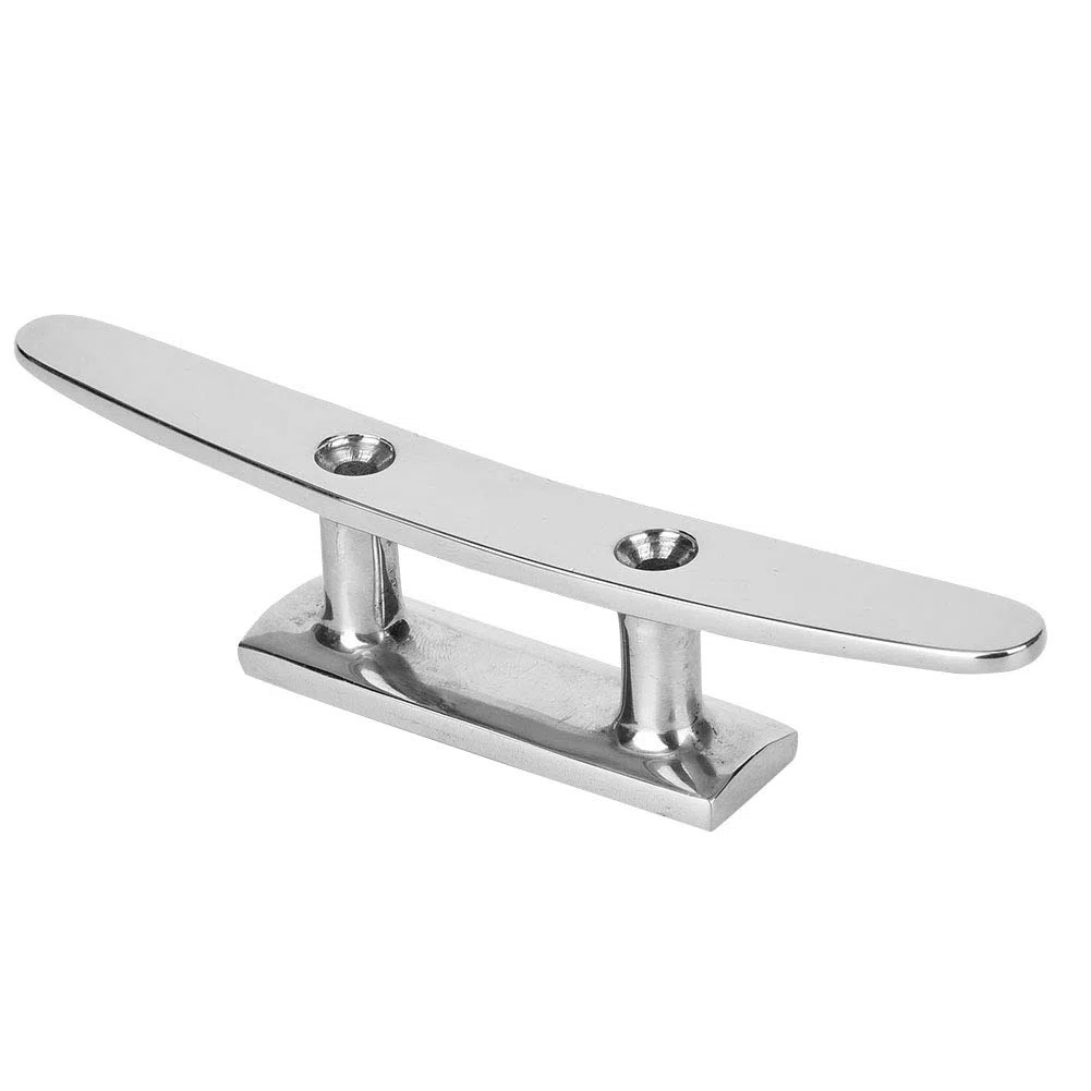 Cornamusa para Barco, Base Abierta Marina, Cornamusa de Base de Acero Inoxidable, Accesorio para Barco Pulido con Espejo, Cornamusa de Base, Accesorios de Base de Cuerda Marina