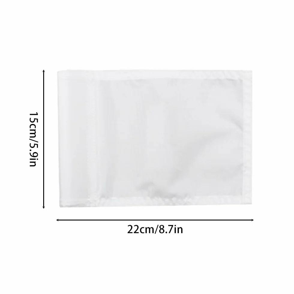 6 banderas de golf, banderas de nailon 400D impermeables para práctica de golf en interiores y exteriores