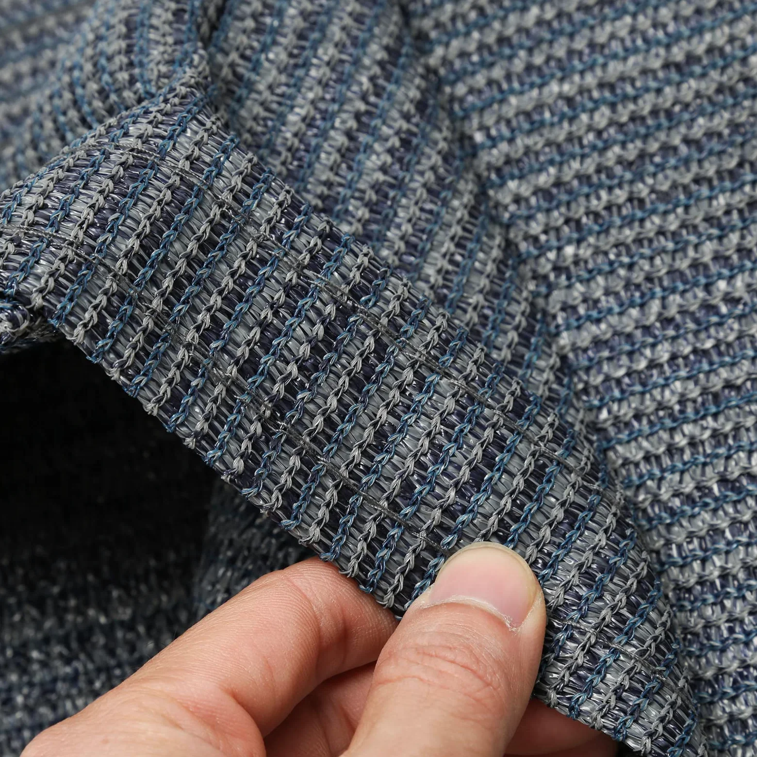 Alfombra para toldo para Tienda de campaña, Transpirable, Antideslizante, Lavable, con 12 Agujeros, 13 estacas y Bolsa de Transporte, Diferentes tamaños (Gris y Azul)