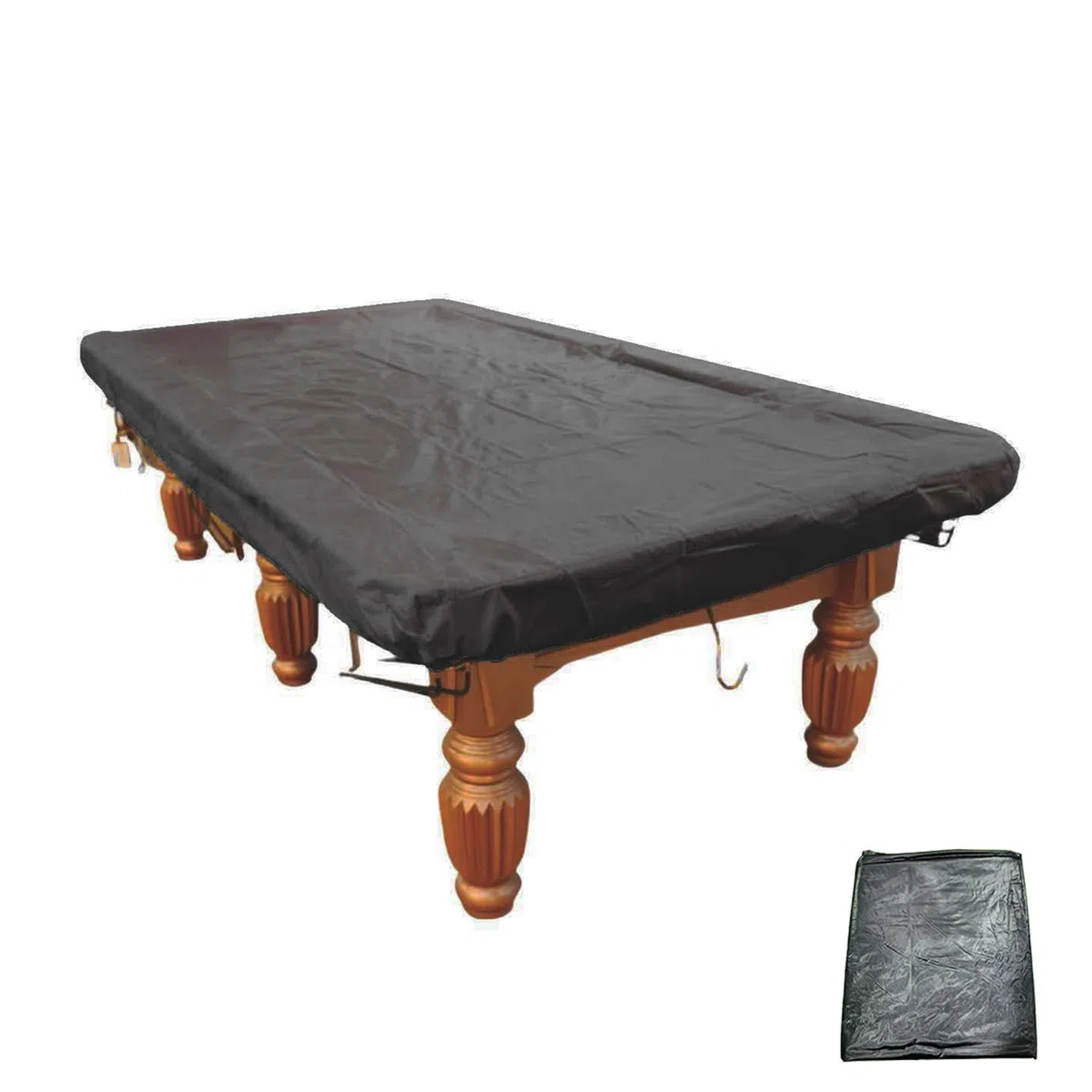 Funda Mesa de Billar, Negro, 8ft o 9ft, para Bola Ocho y Snooker (El Negro 8ft)