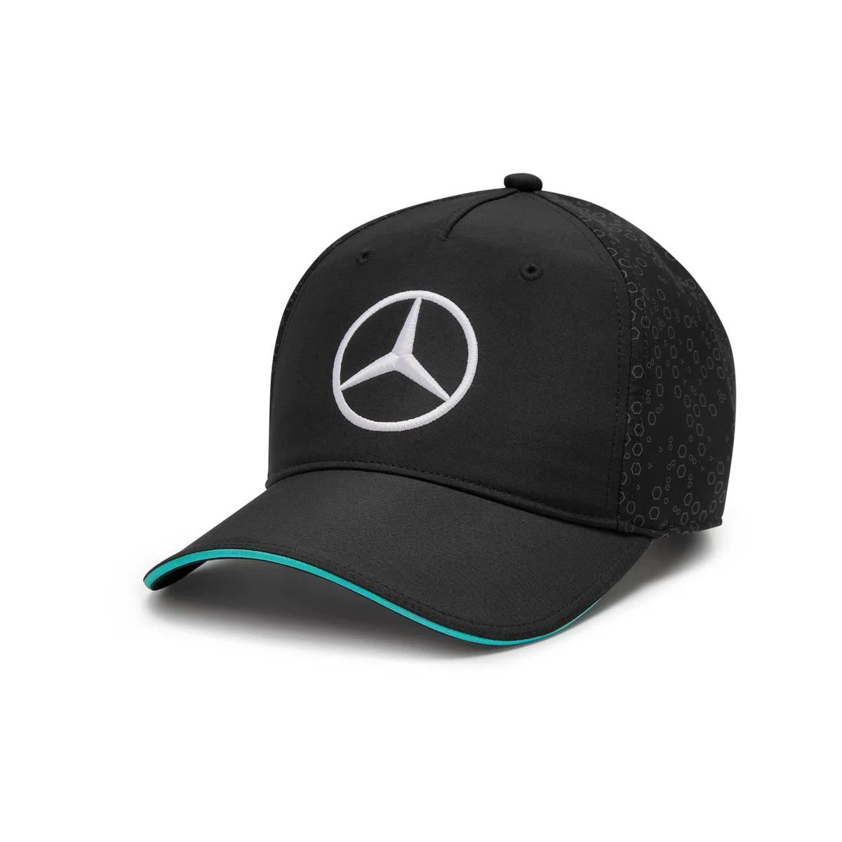 Mercedes AMG Petronas Gorra del Equipo F1 2024 para niños - Negro - Talla única