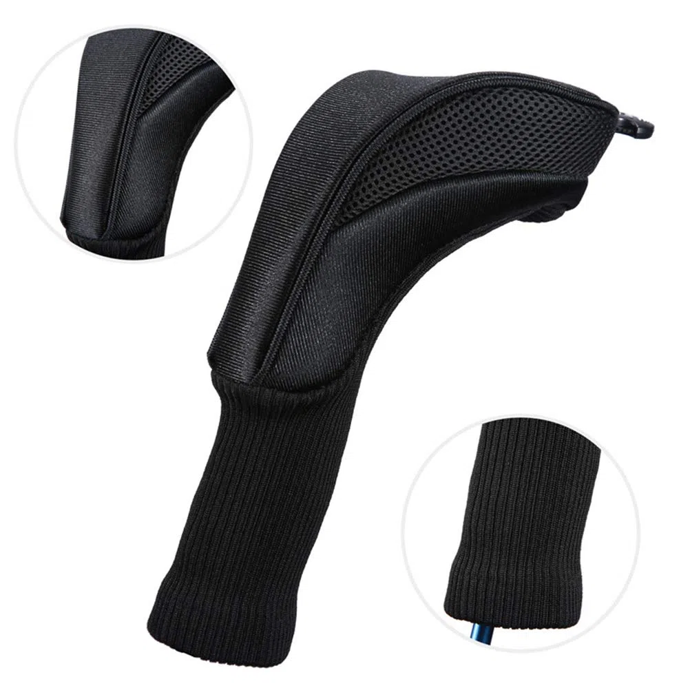 Yumira - Juego de 3 fundas protectoras para cabezas de golf (cuello largo, para golf, para el número 1, 3, 5)