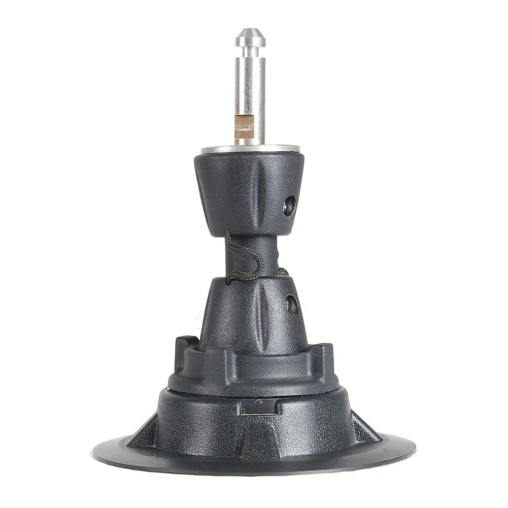 Base de mástil de windsurf con tendón de pernos, para pie de vela giratorio de 360 grados, placa base de windsurf, PVC, negro, 12,5 cm de diámetro