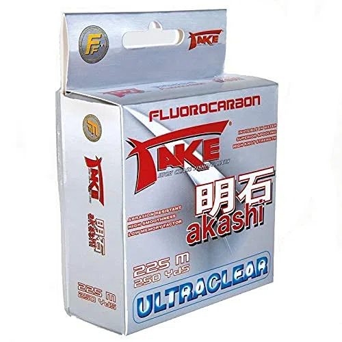 Lineaeffe Take Akashi - Fluorocarbón (225 m, 0,14 mm, 3 kg), transparente