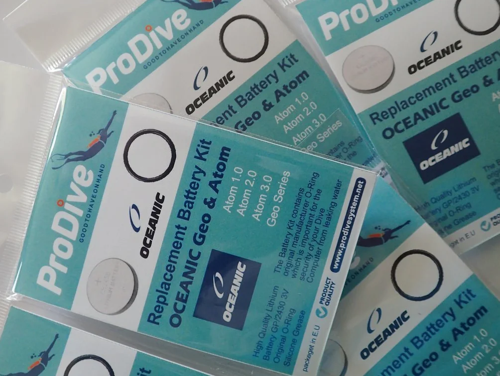 ProDive - Kit de batería para ordenadores de buceo Oceanic Atom y Geo Seres