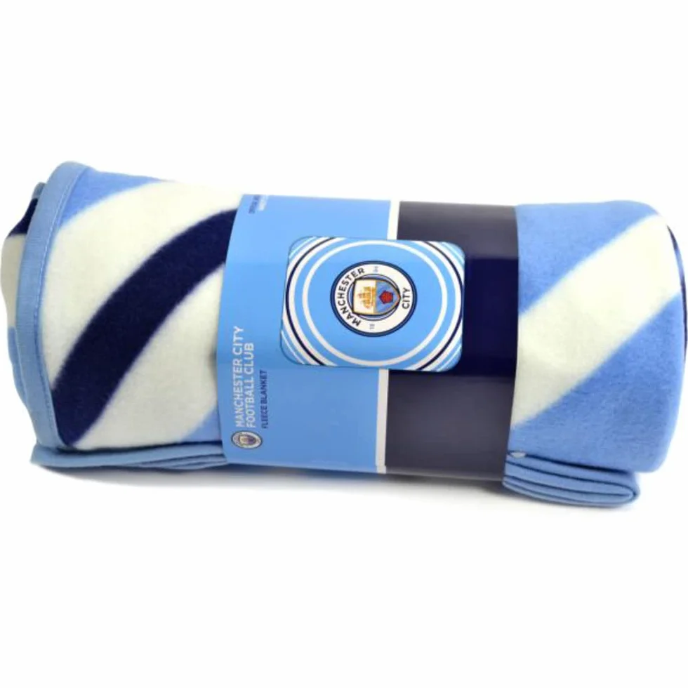Man City Pulse - Manta de Forro Polar, Color Azul