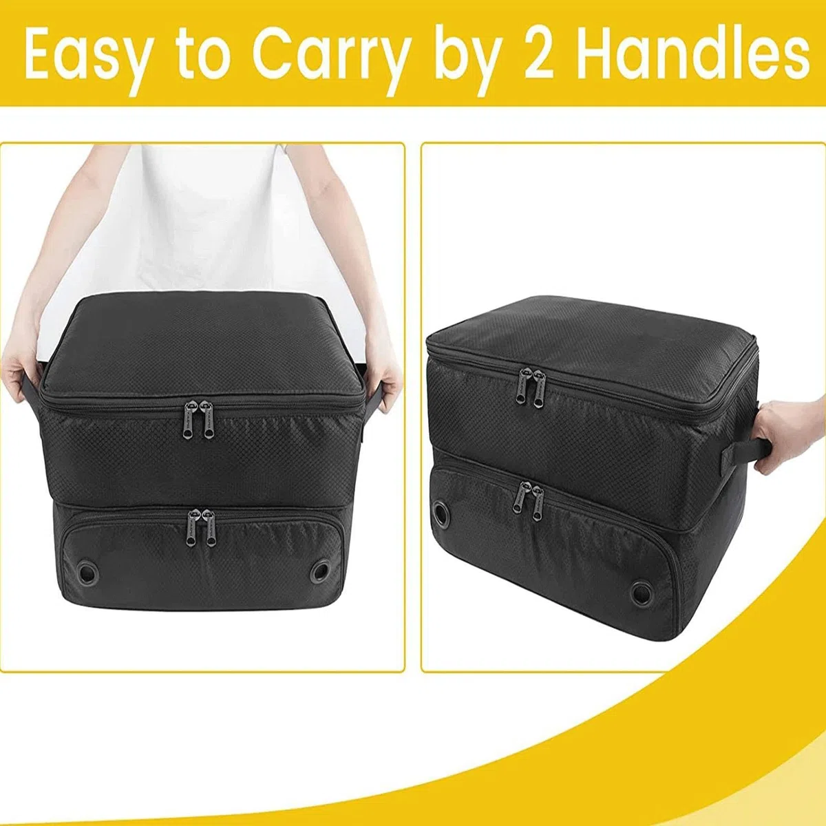 Organizador de Baúl de Golf, Organizador de Zapatos para Casillero de Equipo de Golf, Bolsa de Baúl de Golf con Compartimento Separado, Bolsa de Accesorios de Golf para Baúl Al Aire Libre