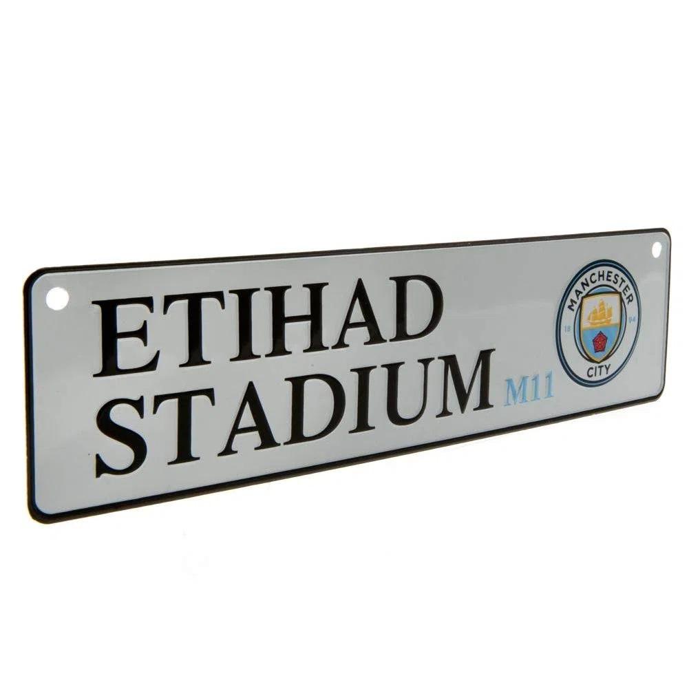 Manchester City F.C. Letrero oficial para ventana