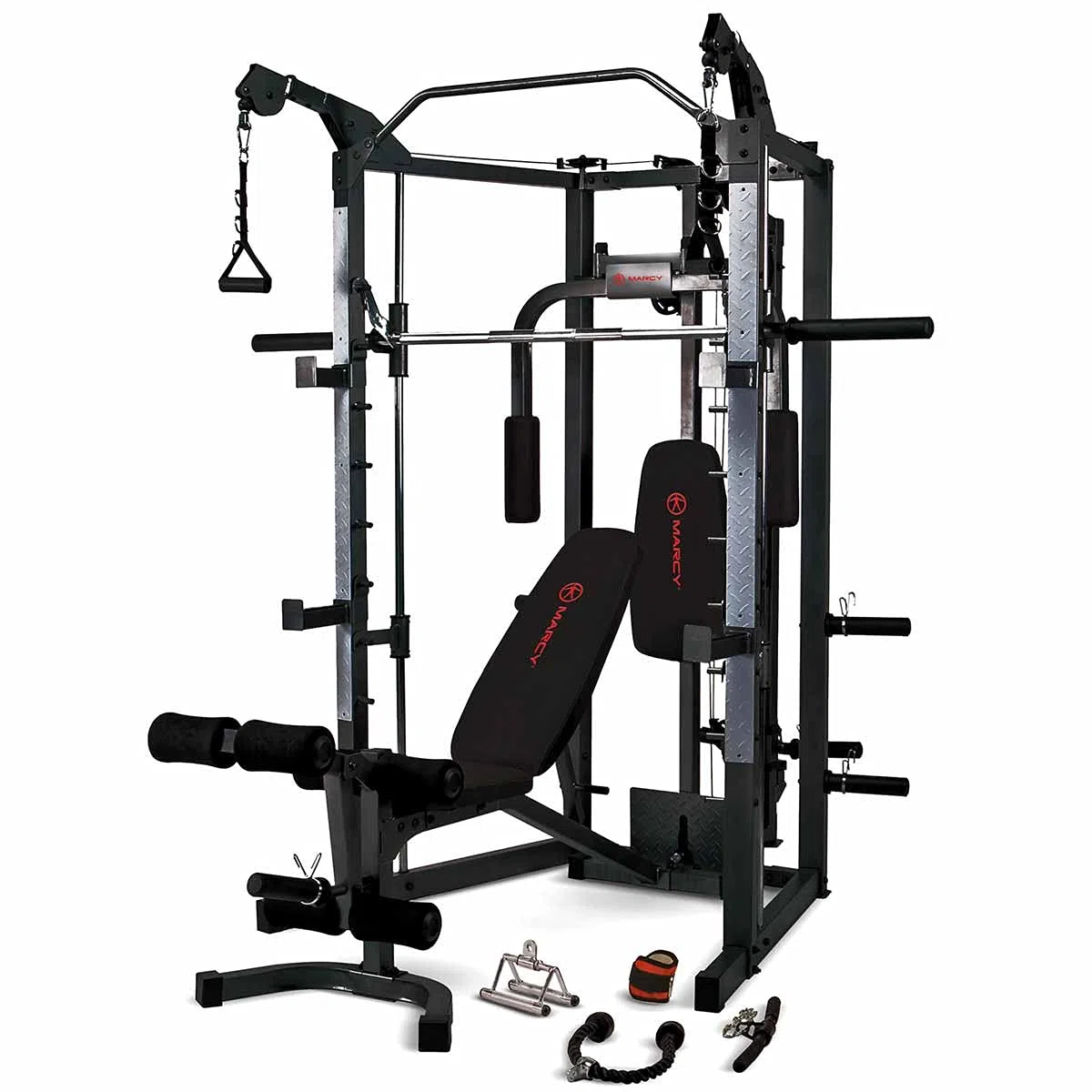Marcy Multiestación Smith SM-4008 - Peso Usuario 136kg - 2 Versiones