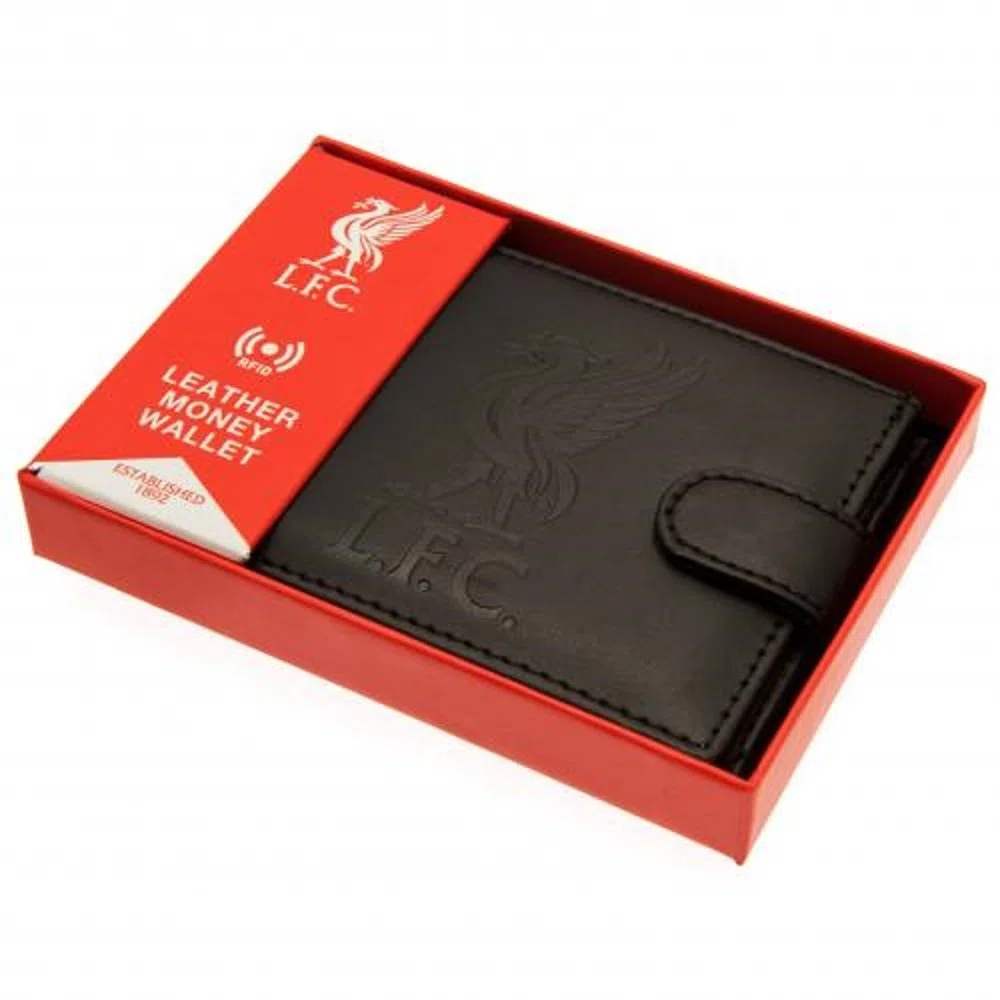 L.F.C Liverpool FC - Cartera antifraude RFID, Black, Moderno