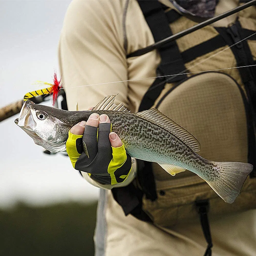 Kit de pesca con mosca de 100 piezas, surtido de moscas secas y húmedas con caja impermeable para pesca de truchas
