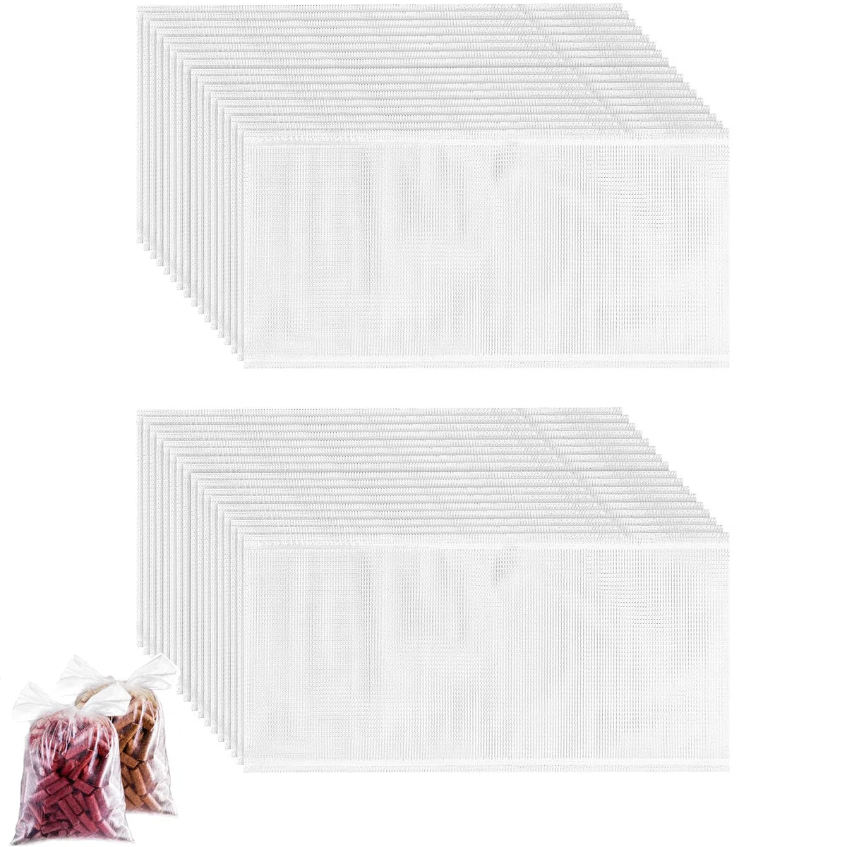400 bolsas de PVA para pesca, bolsa de PVA rápida soluble en agua, 7 x 14 cm, accesorios para carpa, alimentación de barco, forraje, maíz enlatado, harina de pescado, pellets de pesca
