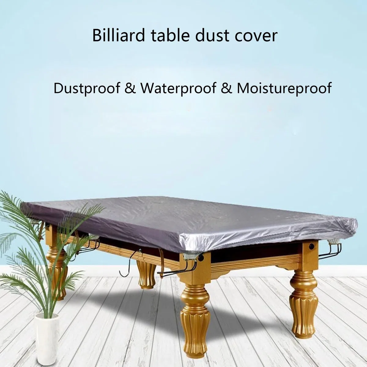 Funda para Mesa De Billar, Impermeable De 7/8/9/10/12 Pies Ligera, Cubierta De Billar Americano, Impermeable Y Protección UV, para Mesa De Billar Y Billar (Size : 10ft)