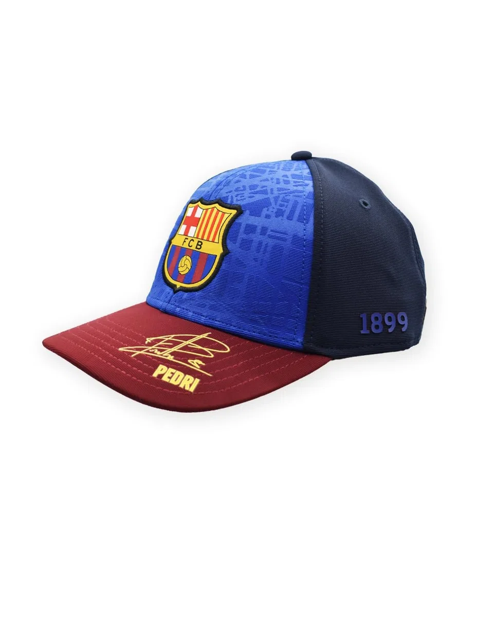 FC Barcelona Gorra Unisex Adulto con Licencia PEDRI Autografiada - Talla Única Ajustable