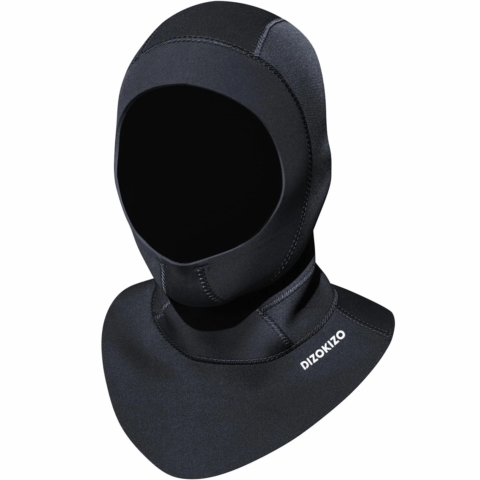 Pasamontañas de neopreno térmico con capucha de 3 mm, gorra con ventilación de flujo, impermeable, para buceo, natación, surf, Snorkeling, para unisex adultos