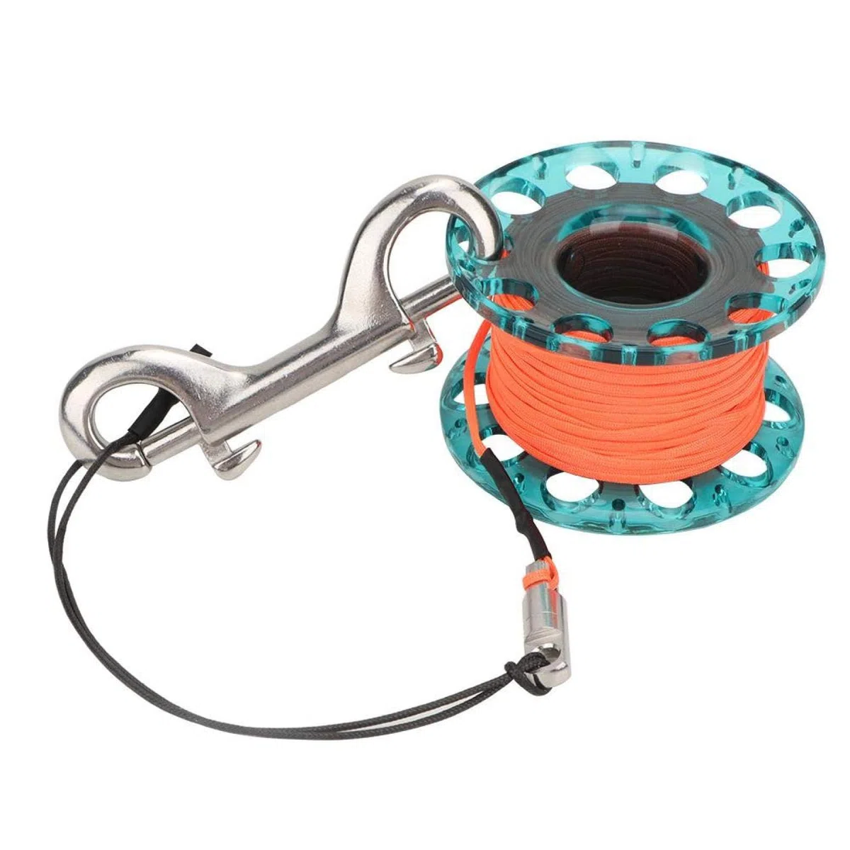 Carrete de Dedo de Buceo, 30 M, Carrete de Dedo de Buceo de Plástico Duradero, Accesorios Subacuáticos, 4 Colores(Rueda)